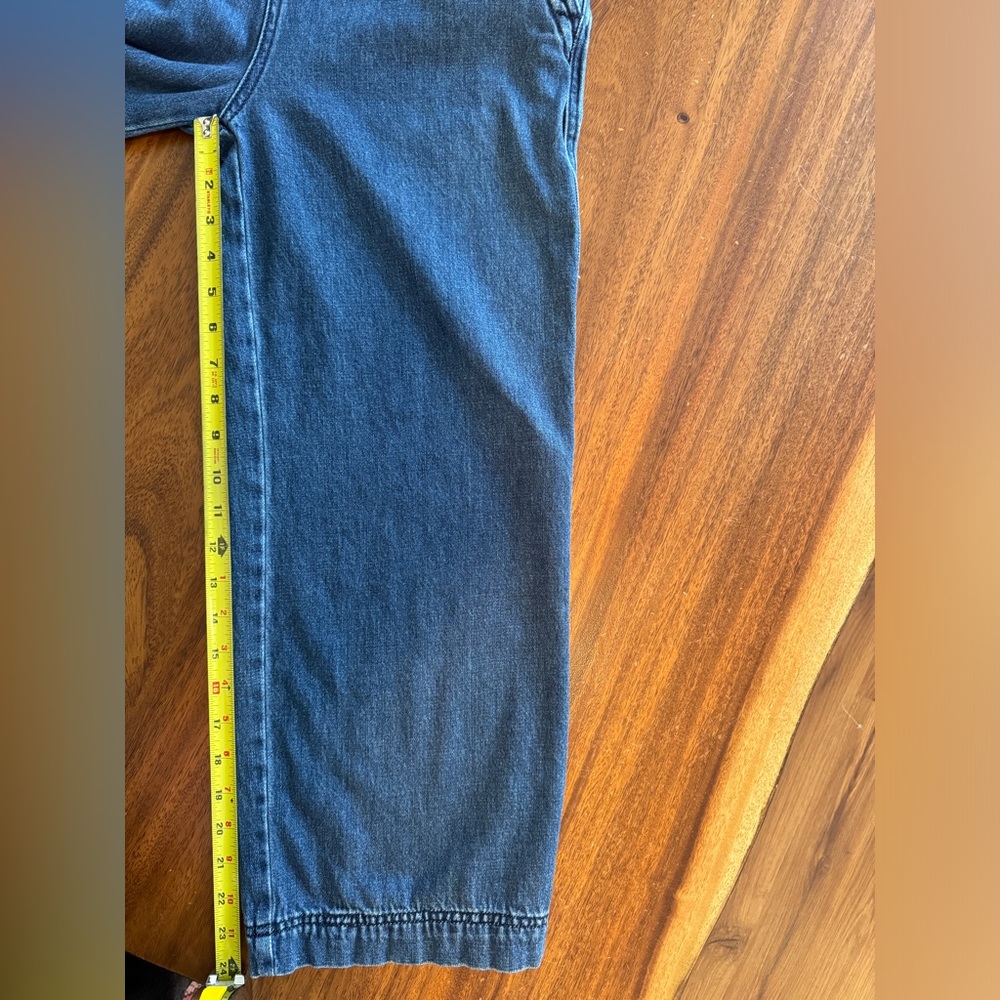 Free People Strappy Denim One Piece in Abyss Blue Size XS - Picture 9 of 11